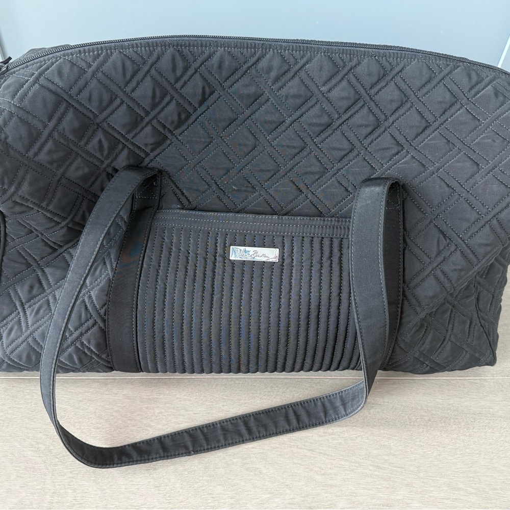 Vera Bradley Black Large Travel Duffel Bag